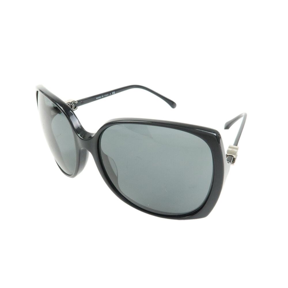 Chanel CC Logo 6116 Plastic Sunglasses Black